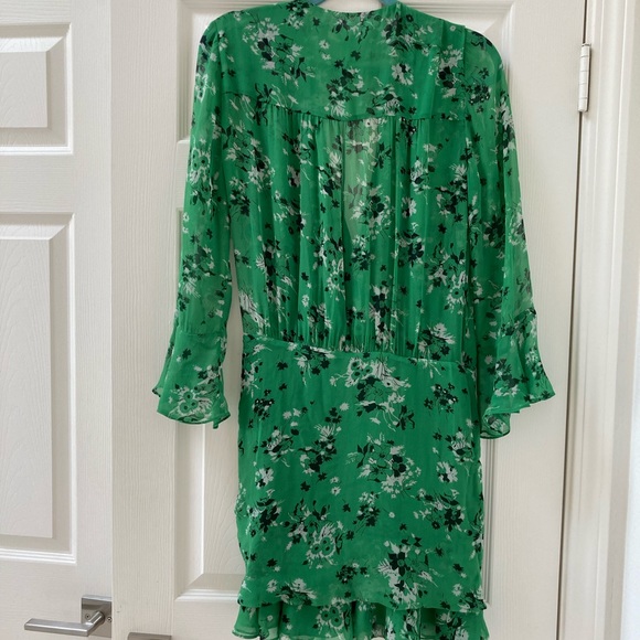🌱Veronica Beard Green Floral Dress 40🌱 - Picture 2 of 3